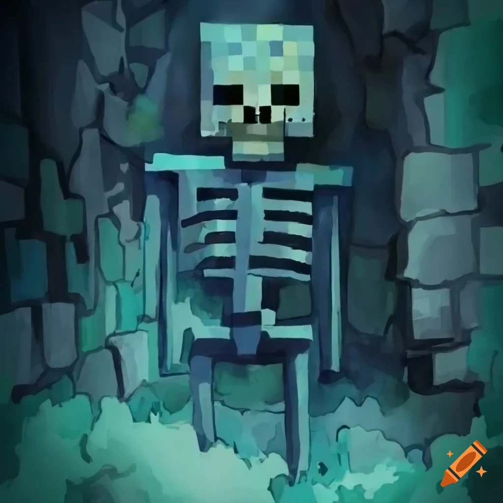 Minecraft Creeper In Black Suit With Red Tie On Craiyon