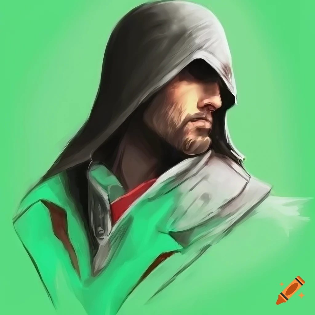 Ezio - Assassins Creed - Speed Drawing - YouTube