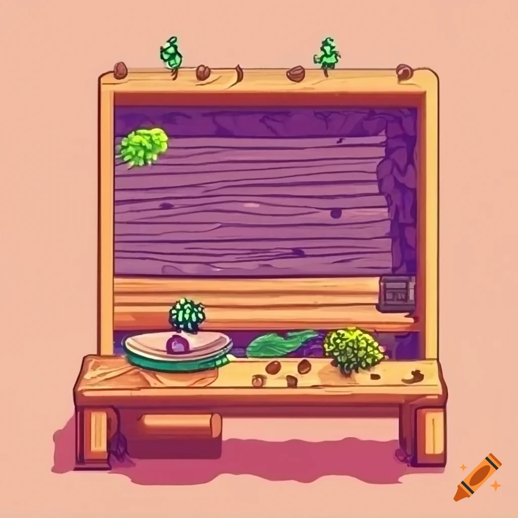 wooden board with leaves wrapped around it