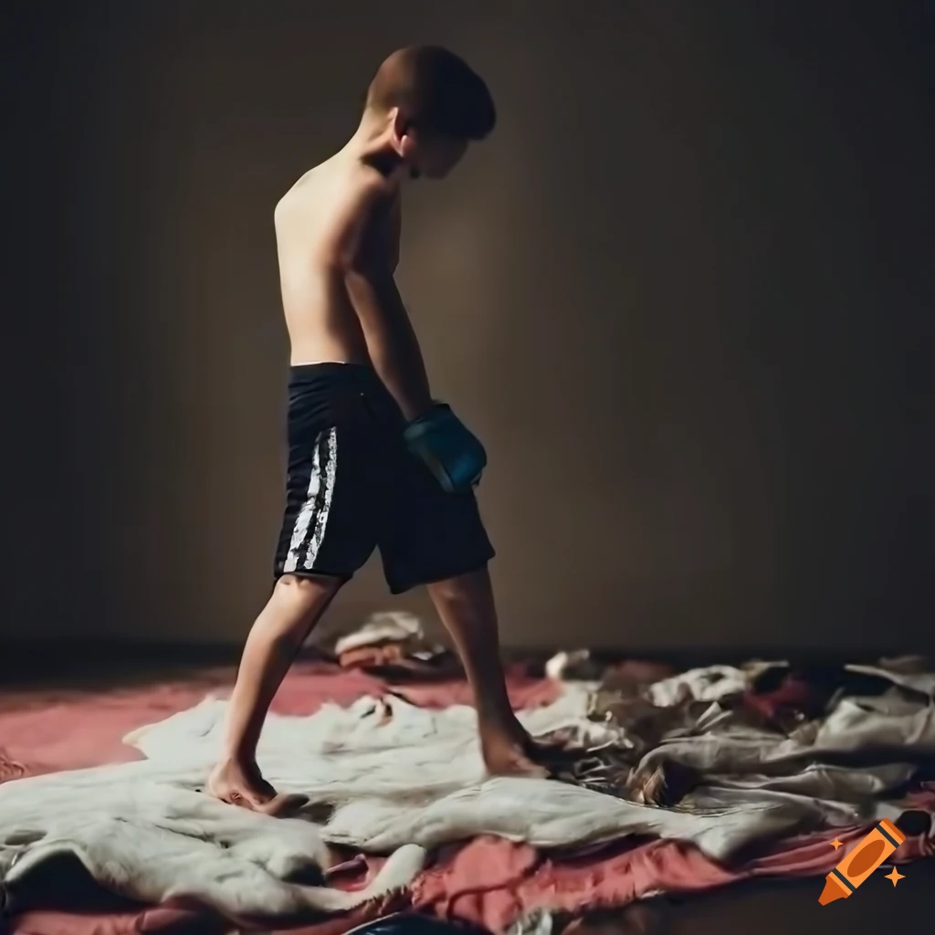 high definition photo of MMA fighter's shoes