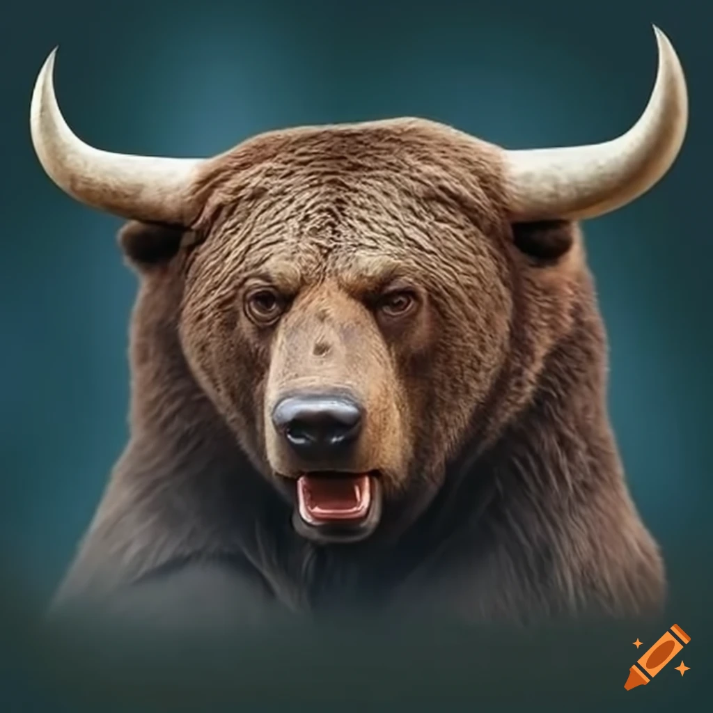 bull and bear market illustration