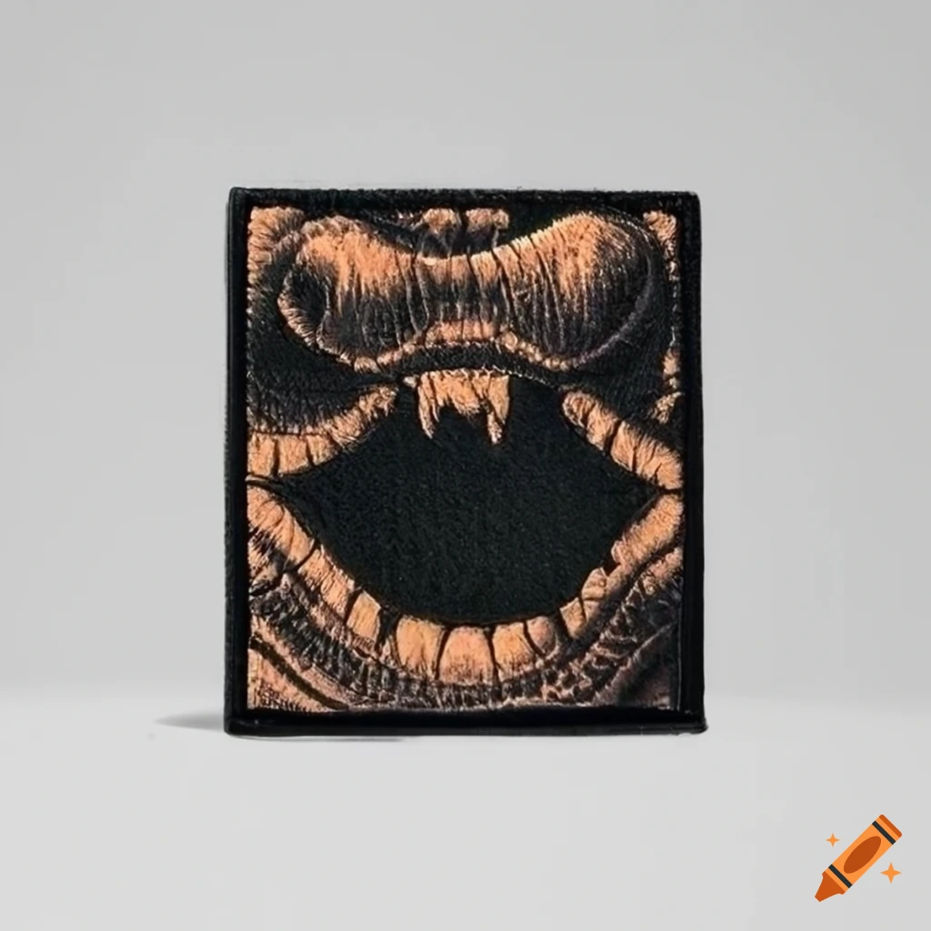 graphic design patch in noir style