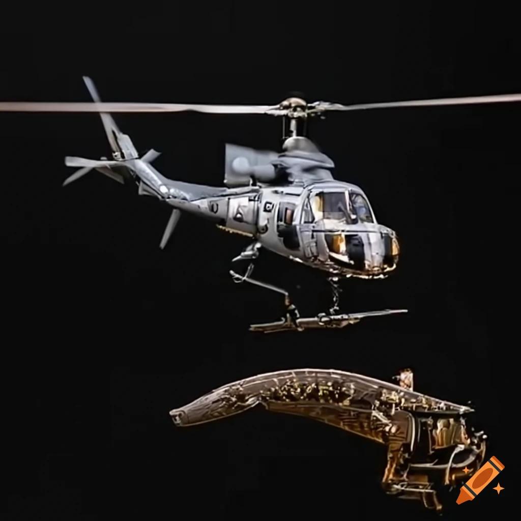 helicopter in flight
