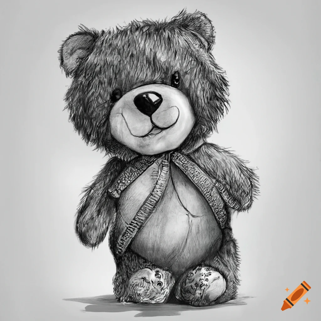 How to Draw an Easy Teddy Bear - How to Draw Easy-saigonsouth.com.vn