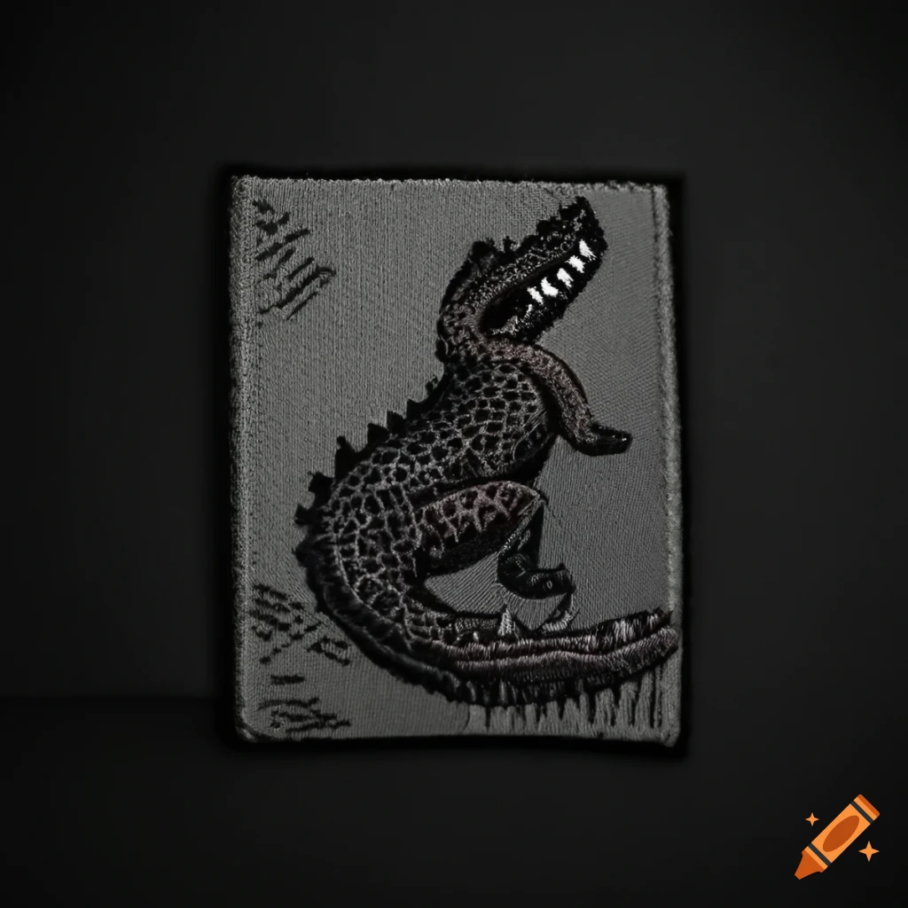 noir graphic design patch
