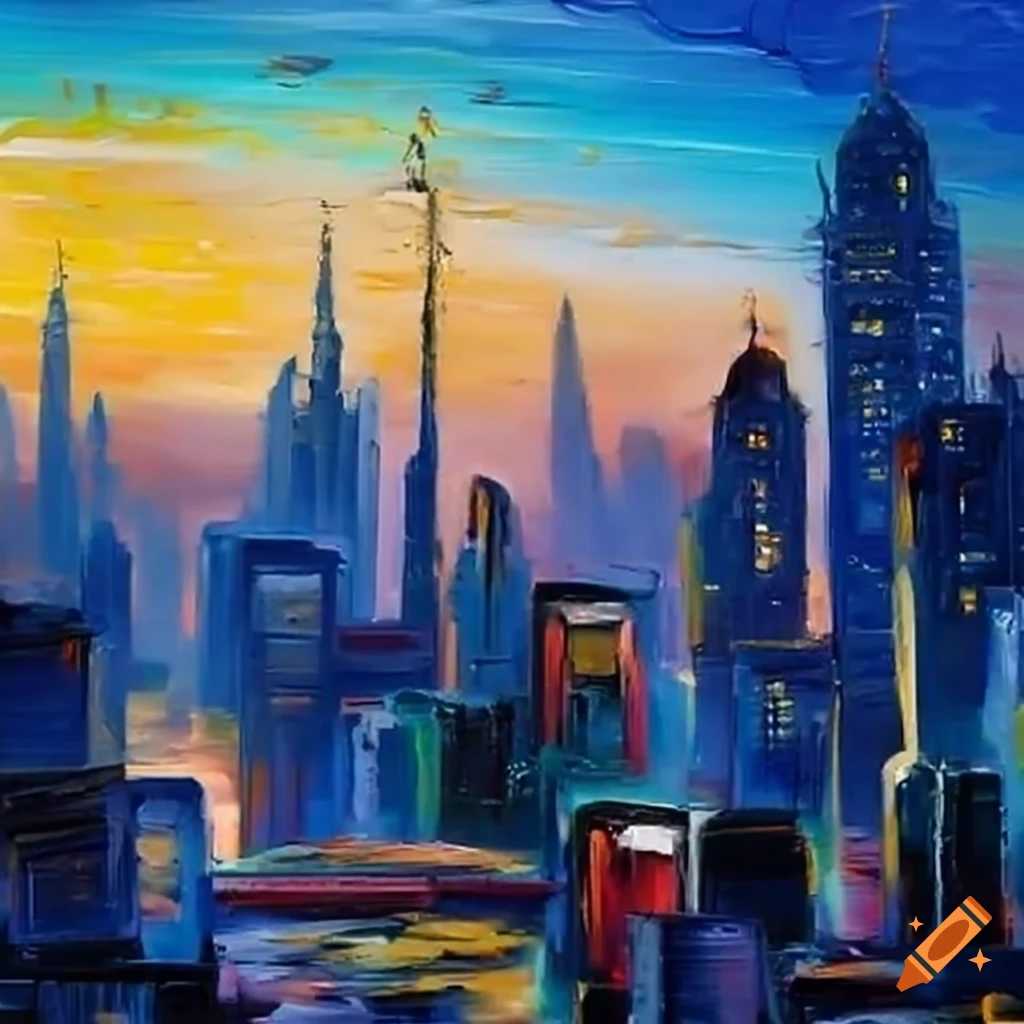 global city skyline