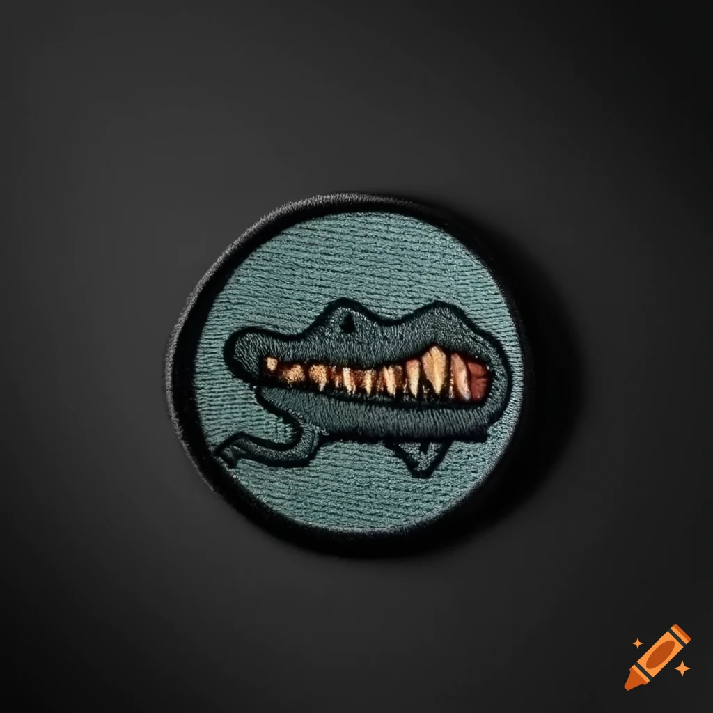 noir graphic design patch