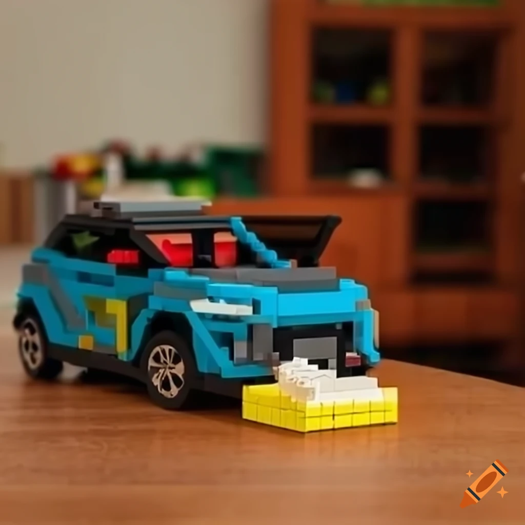Unopened box of lego bmw m5 car on Craiyon
