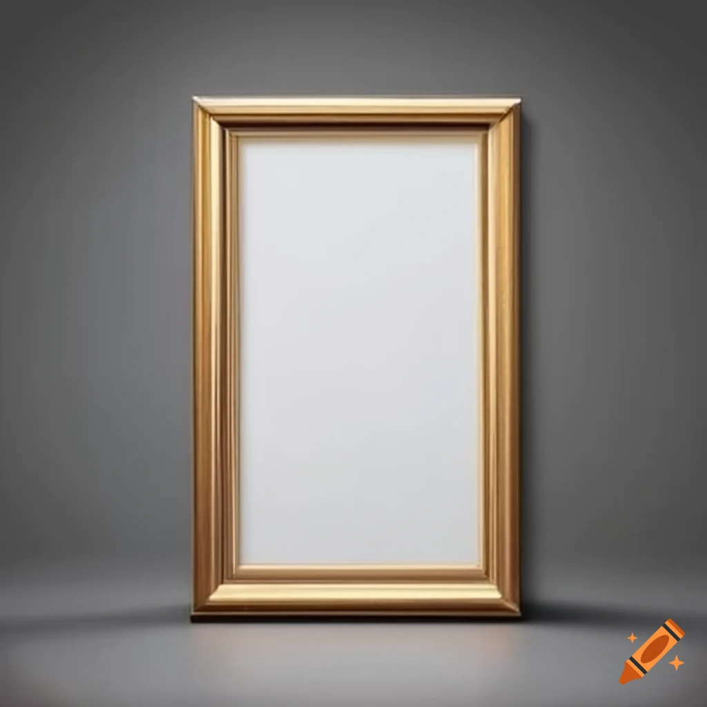 empty frame on a wall