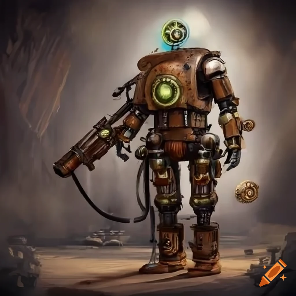 Steampunk Man German Full Body Loaded with Steampunk Accessories · Creative  Fabrica