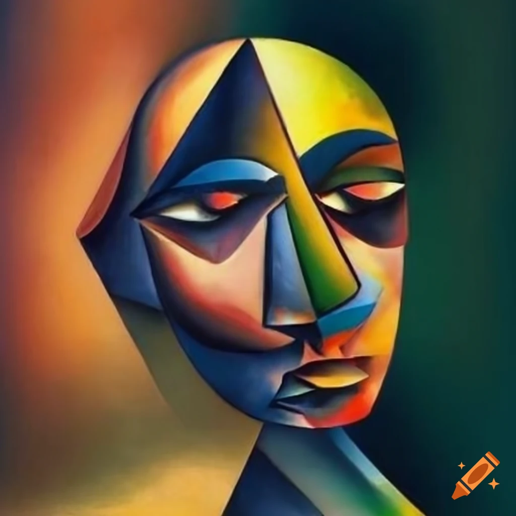 Abstract art in the style of cubism