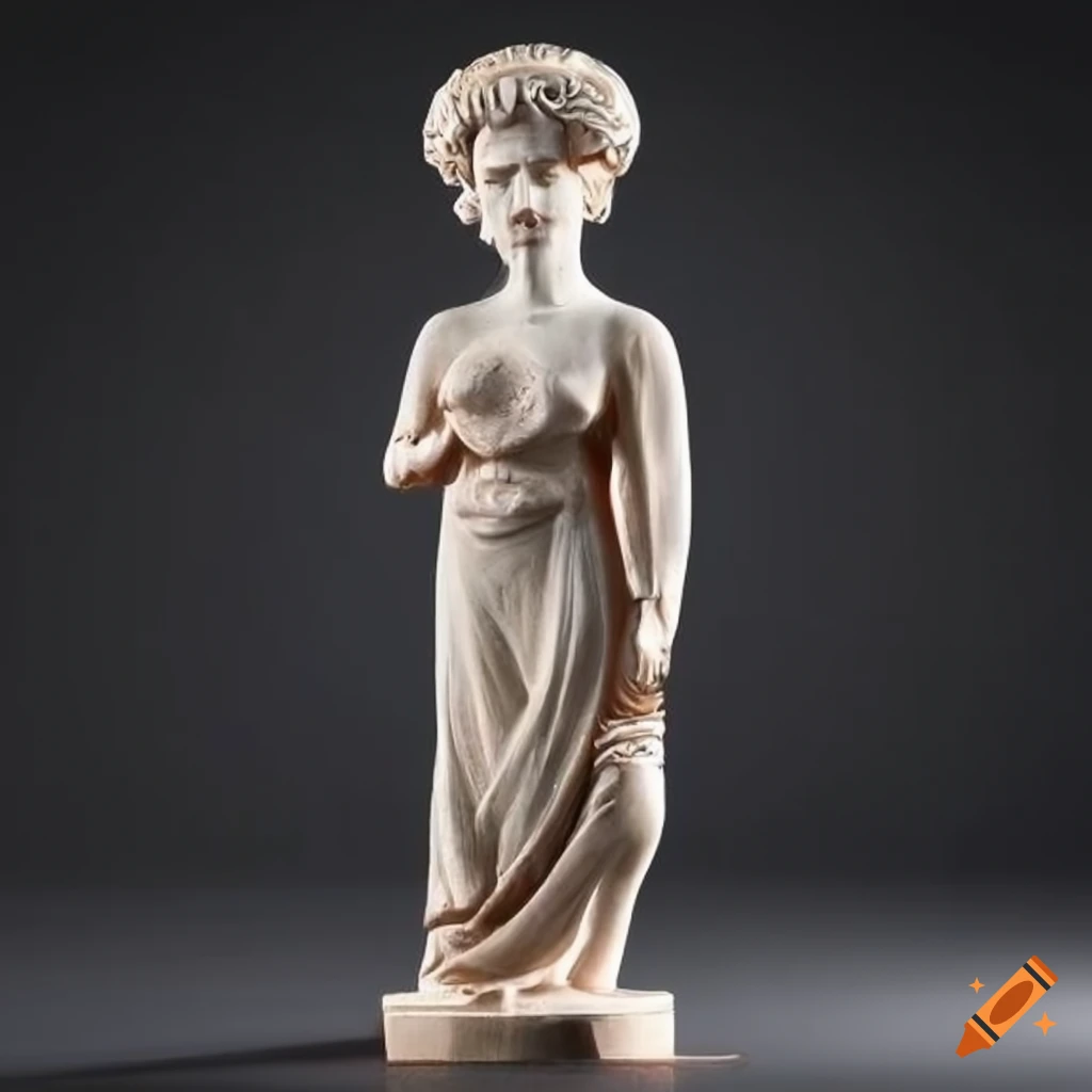 Exhibition of korean sculptor's wax figures on Craiyon