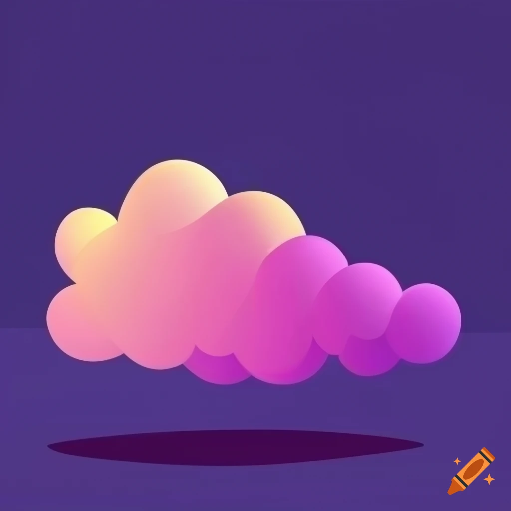 minimalistic cloud illustration
