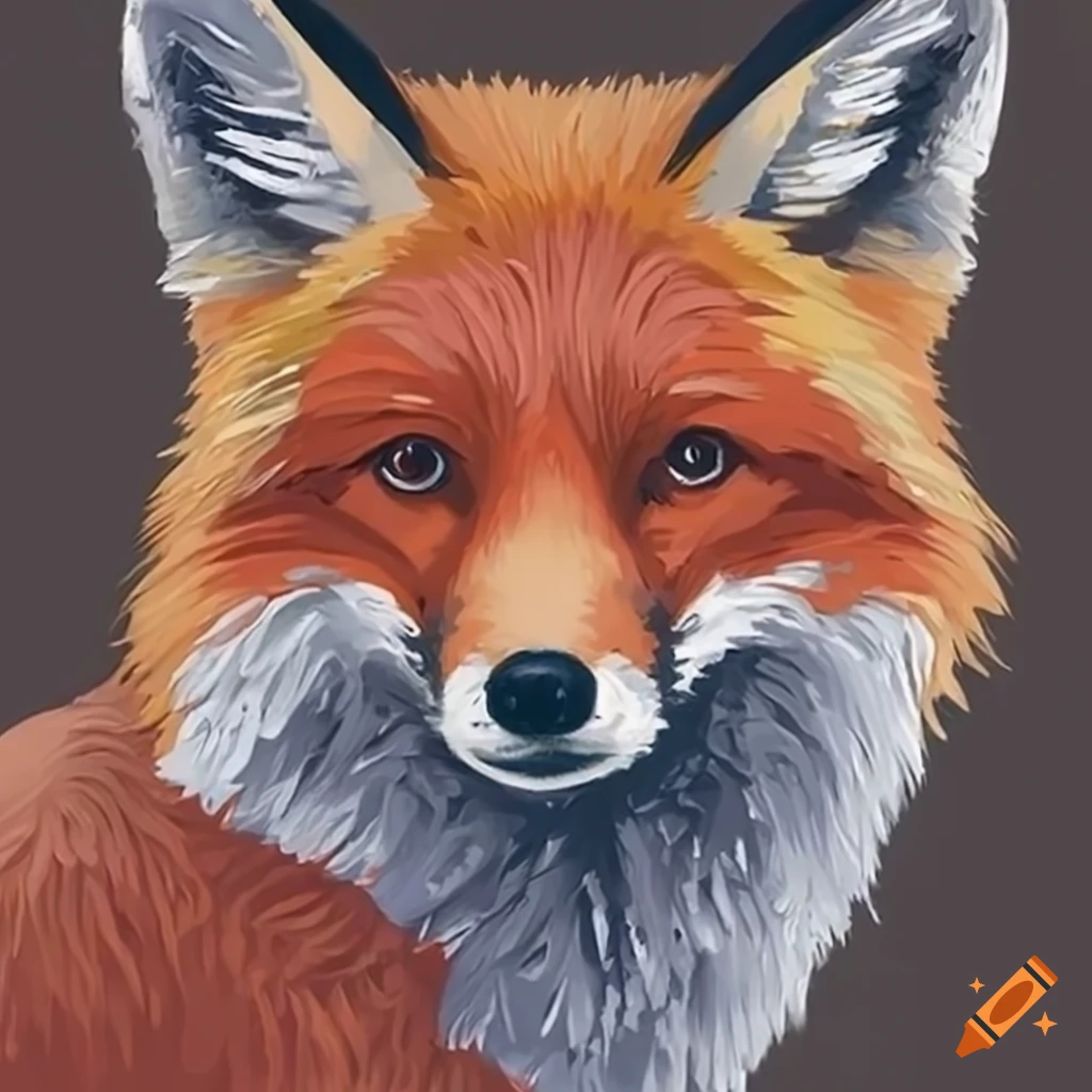 image of a beautiful fox