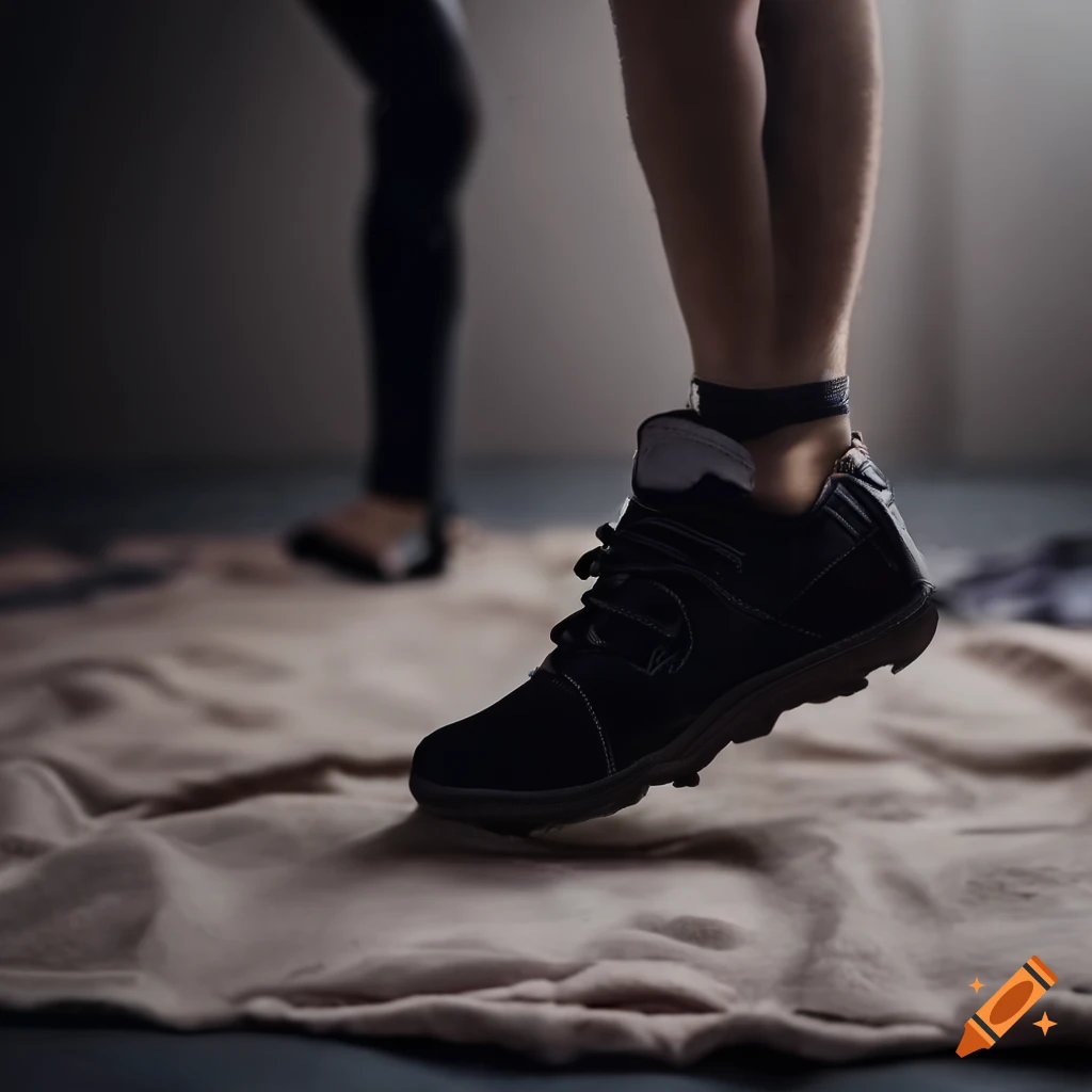 high definition photo of MMA fighter's shoes