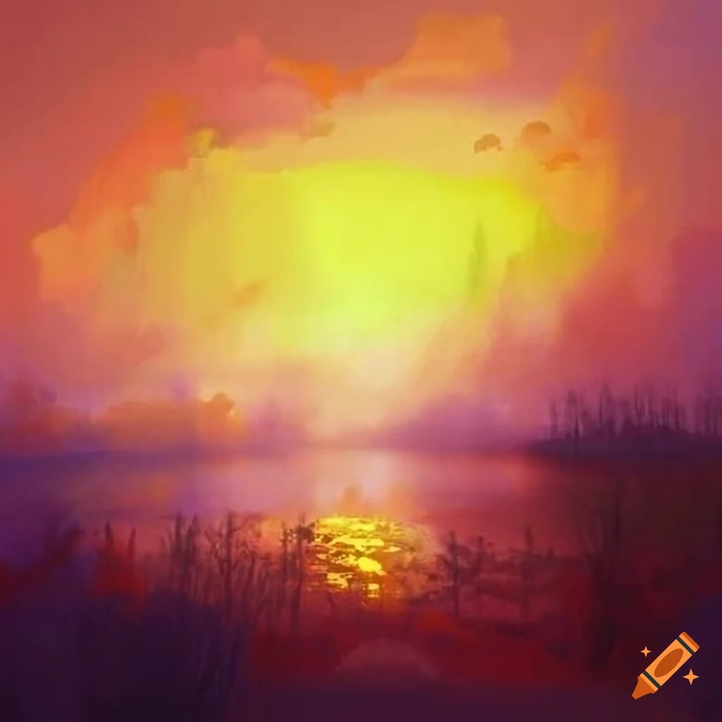 Colorful and vibrant artwork on Craiyon