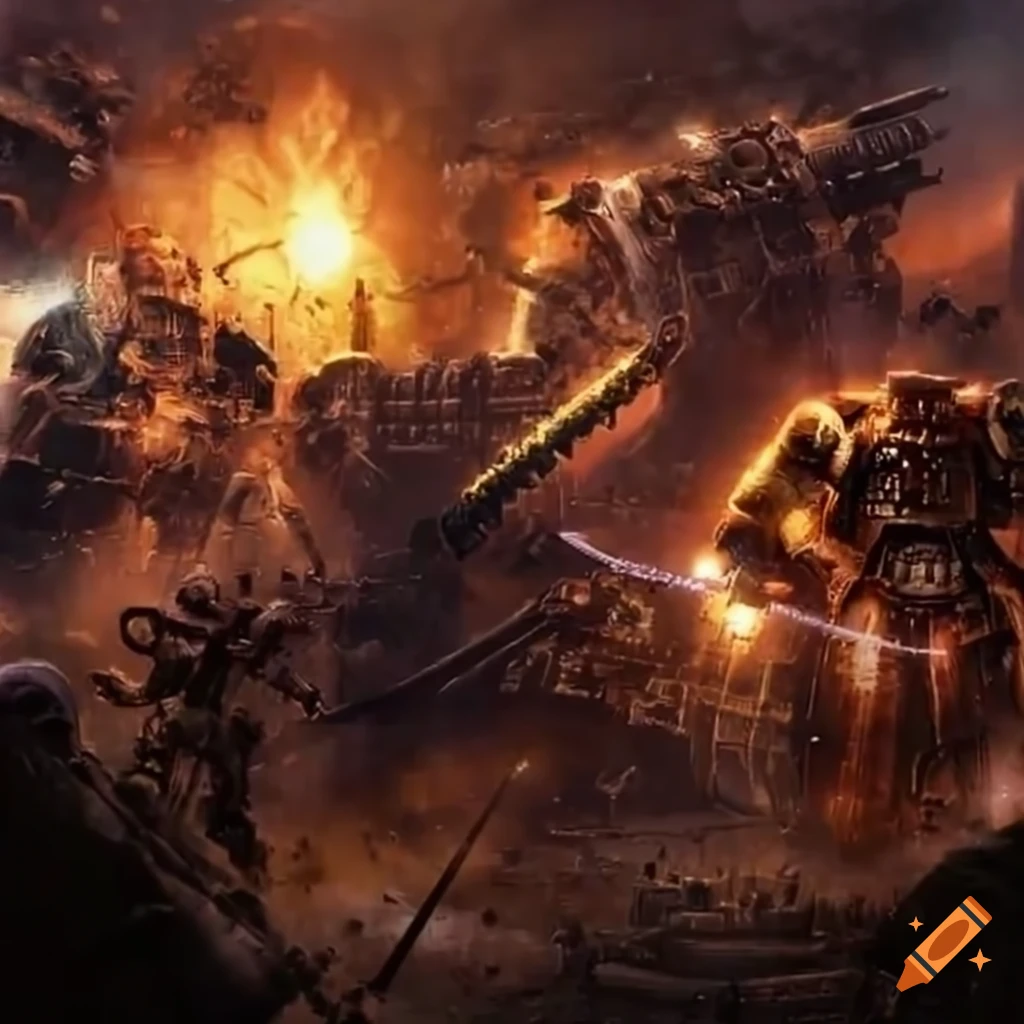 Battle Titans Warhammer 40K Artwork - 40K Gallery