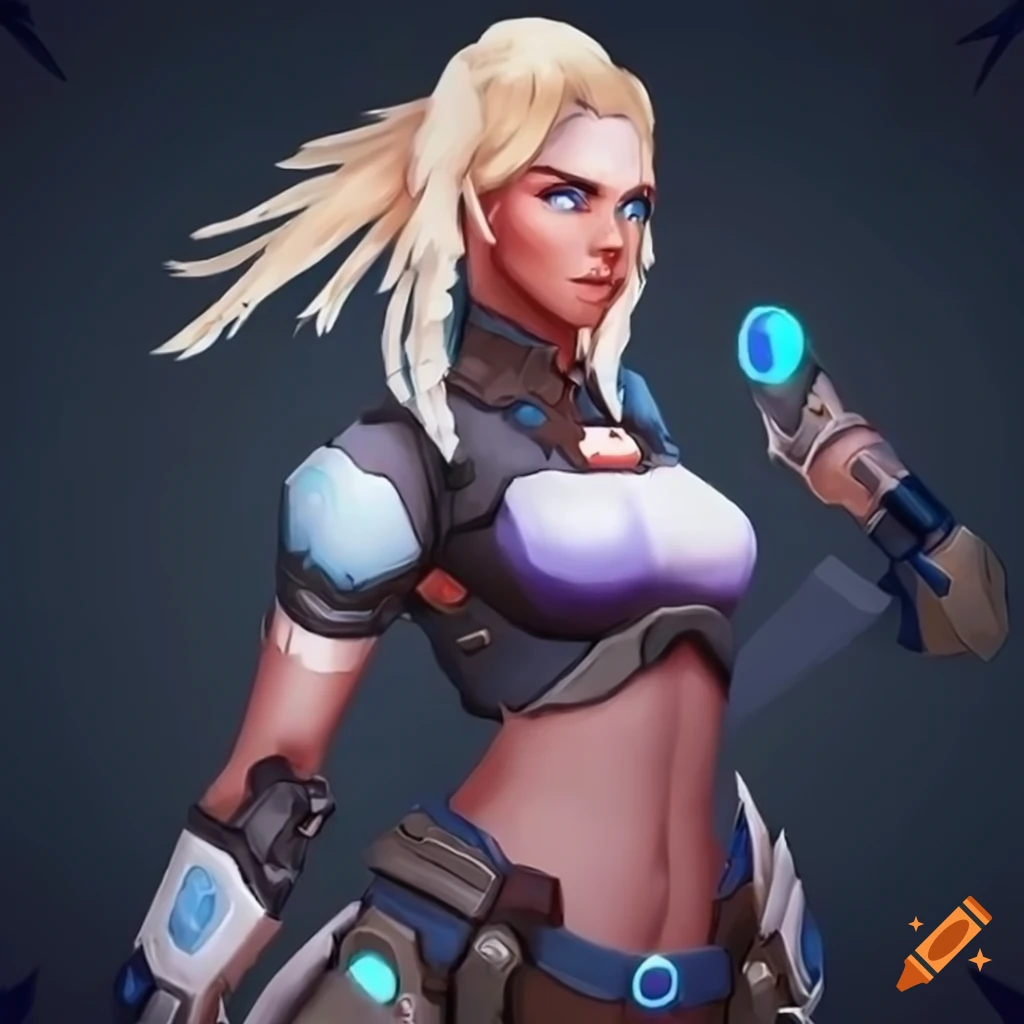nordic interpretation of Sojourn from Overwatch