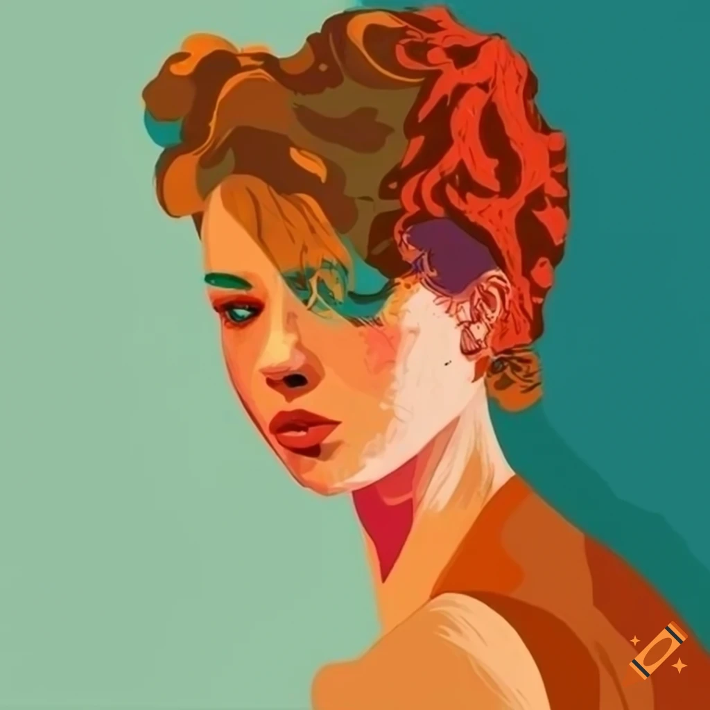 AI Art: mujer albina by @Celeste Duran