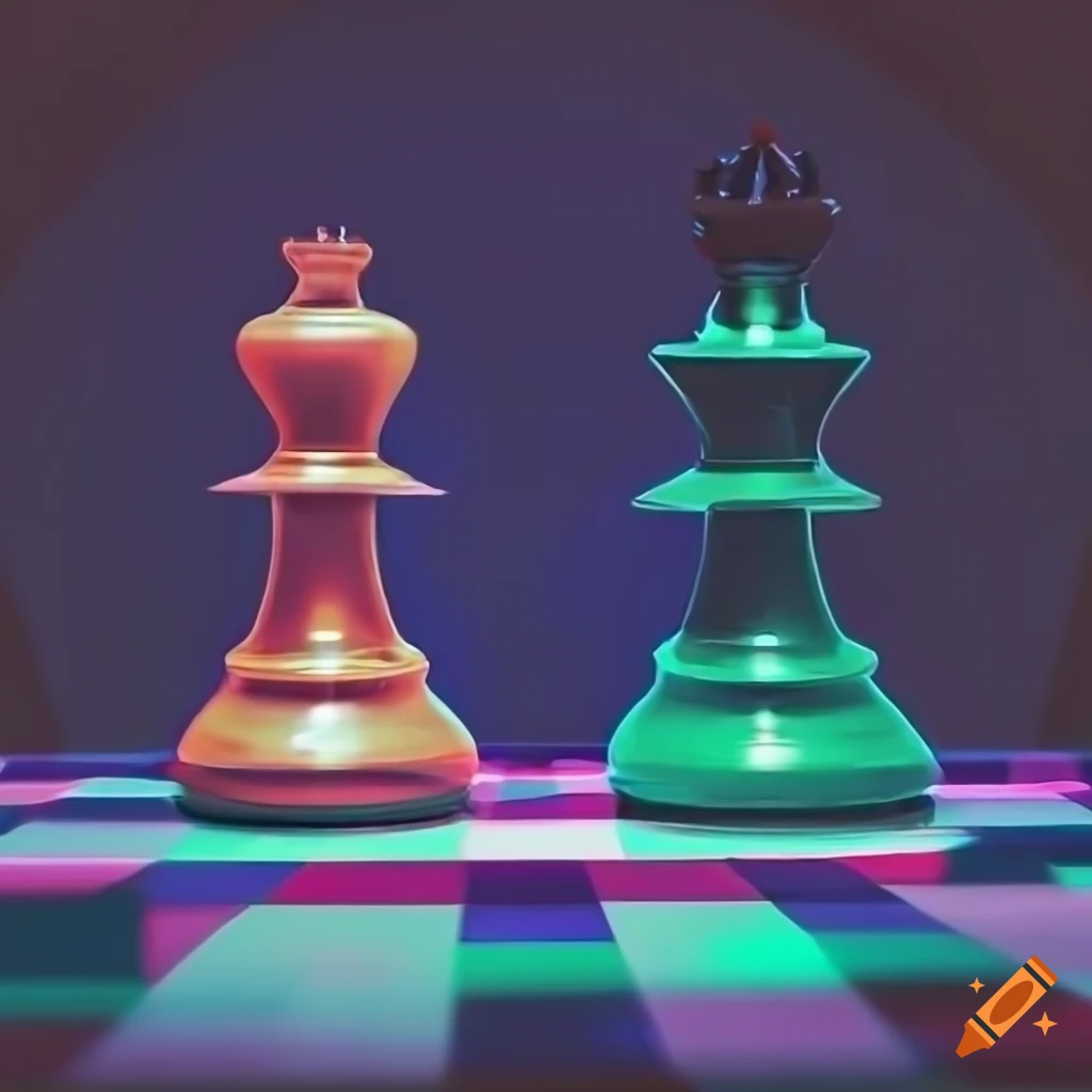 Futuristic Cyber Chess Holographic Pieces AI Stock Illustration -  Illustration of capabilities, board: 281330419