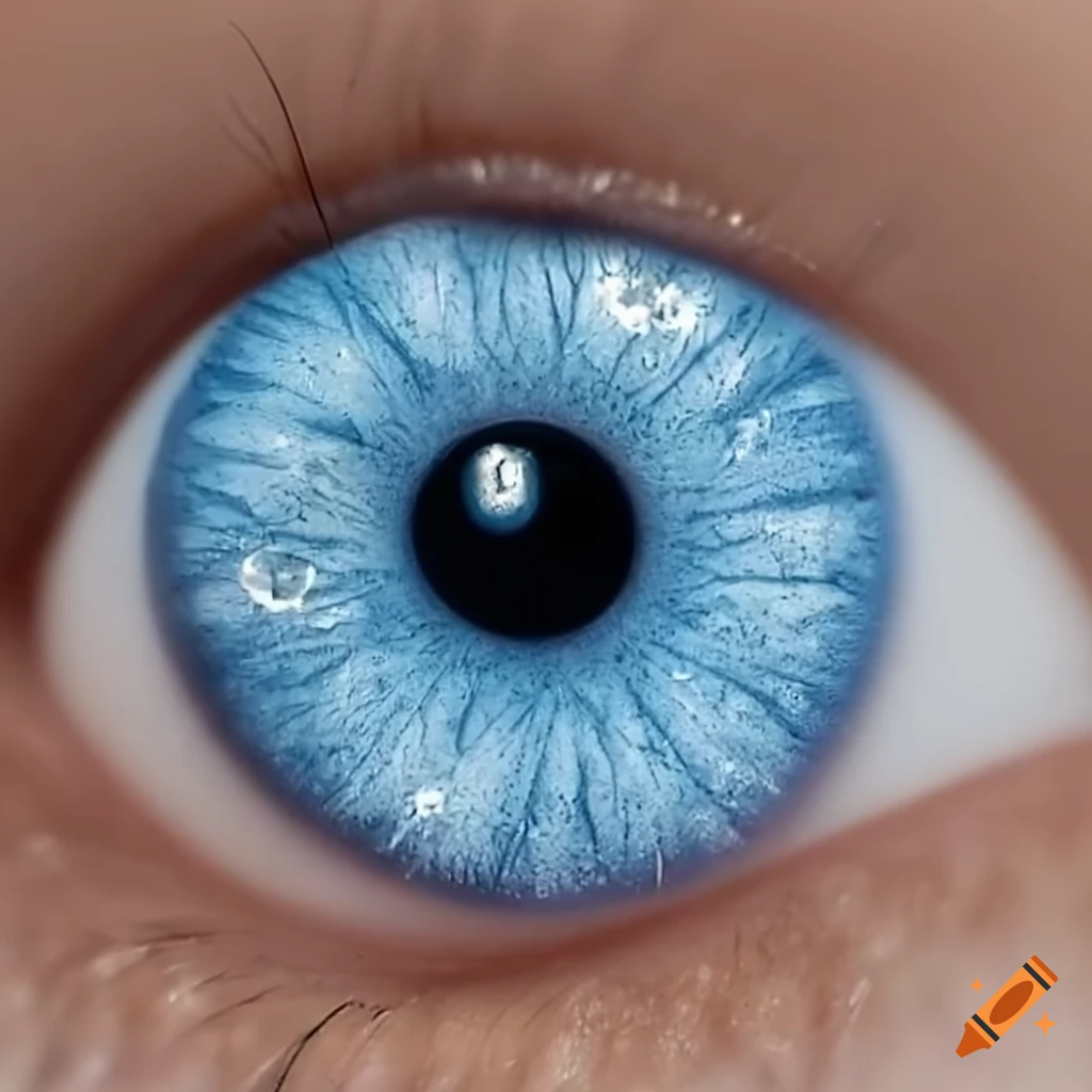 Human Eye Showing Close-up Of Blue Iris And Pupil #1 by Cristina