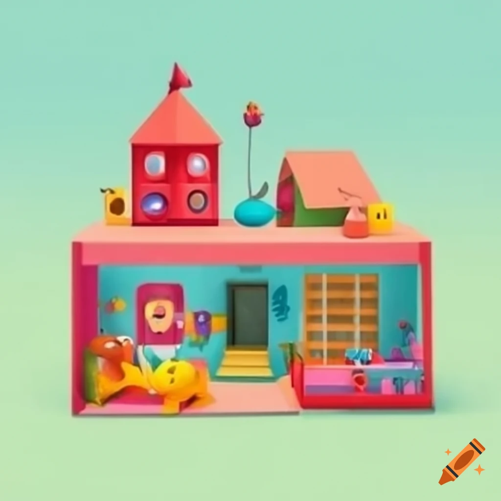 maquette diorama for children