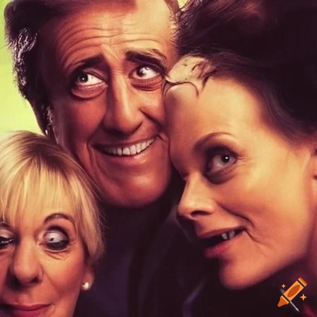 Humorous Picture Of The Cast Of Three s Company
