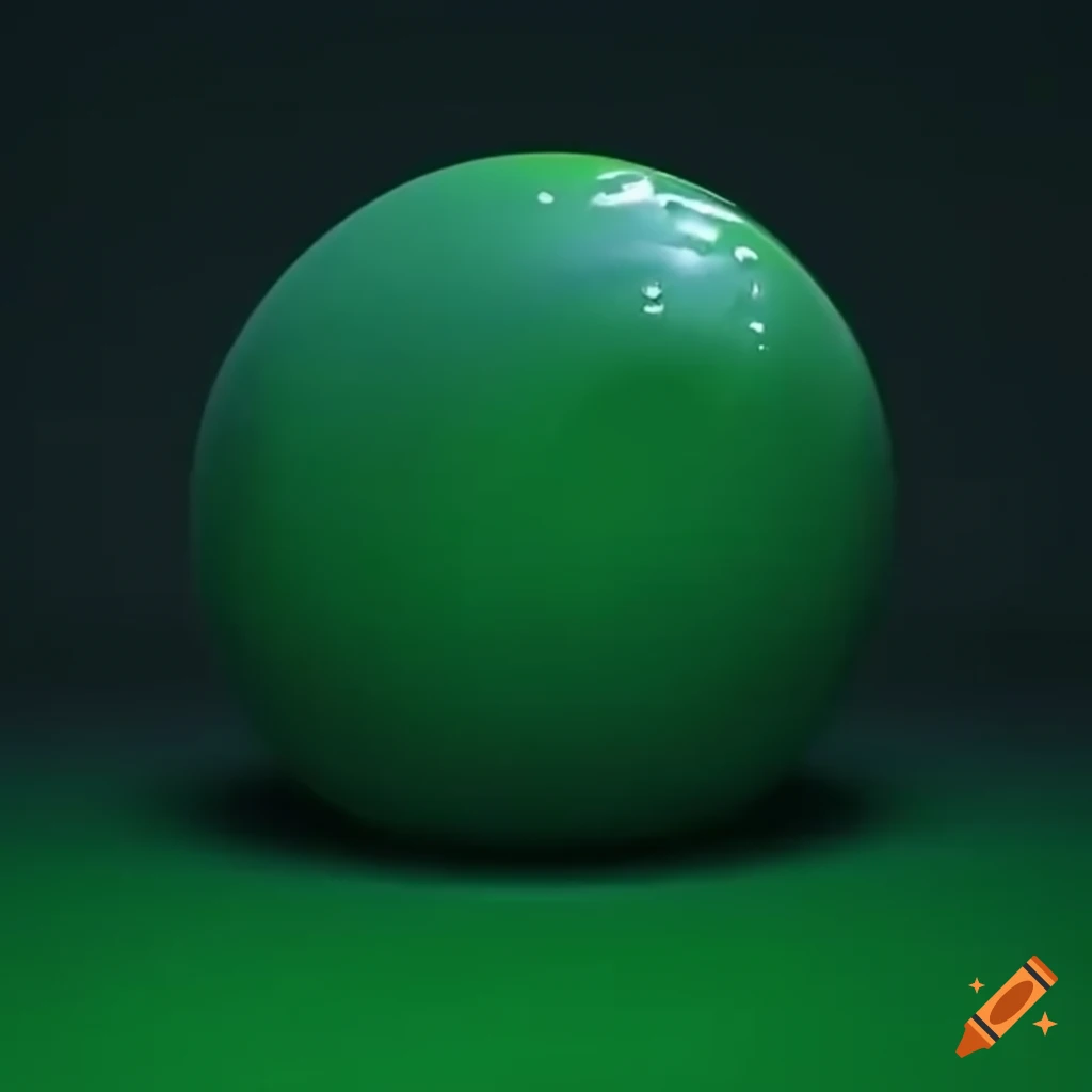 Green slime expanding in a dark room on Craiyon