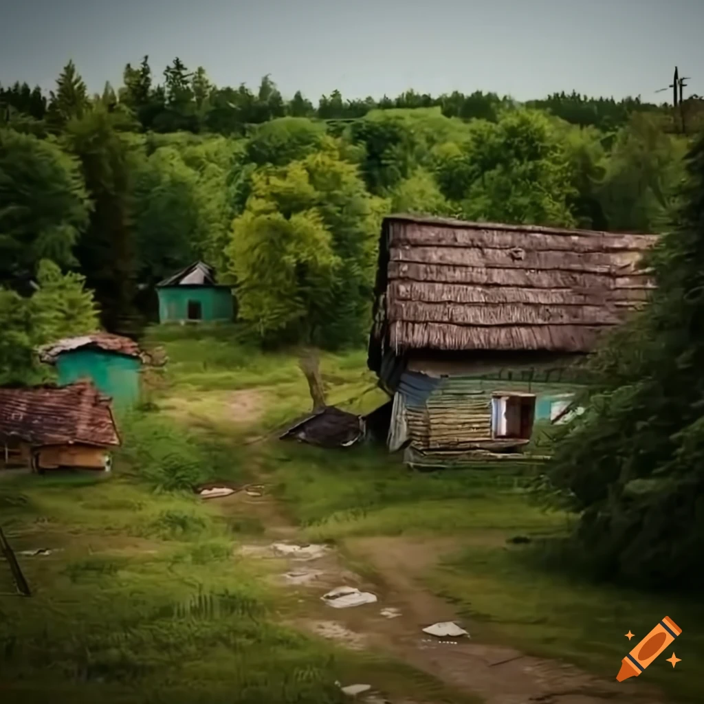 realistic-top-down-view-of-a-ukrainian-village-on-craiyon