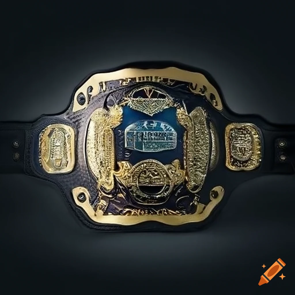 Cdw world title belt on Craiyon