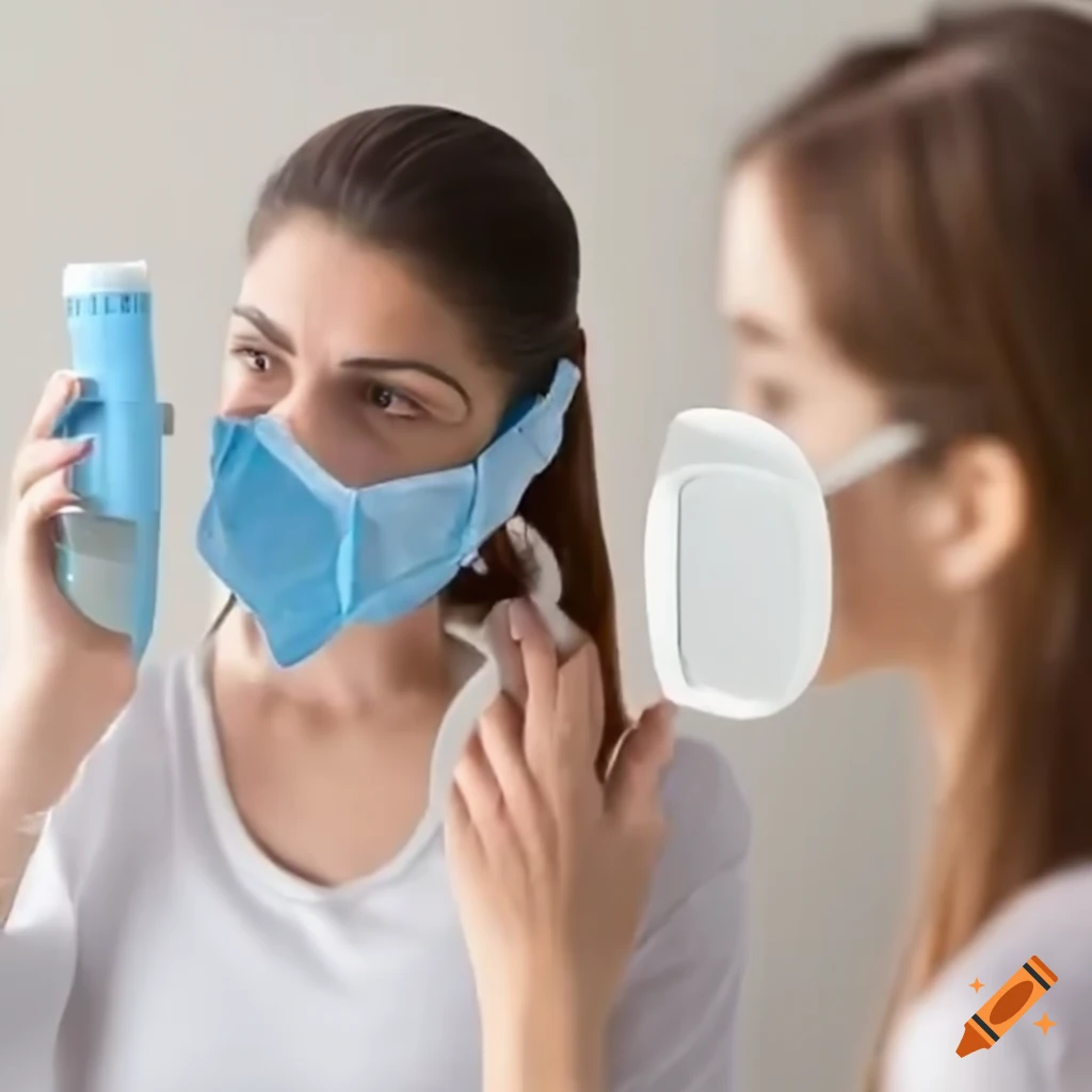 Advanced asthma treatment device with integrated mask and air purifier