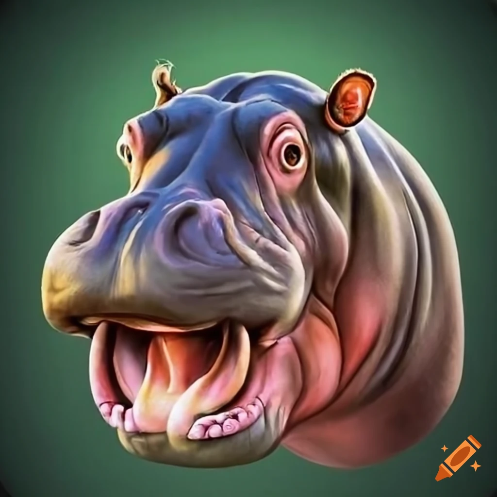 image of a hippo