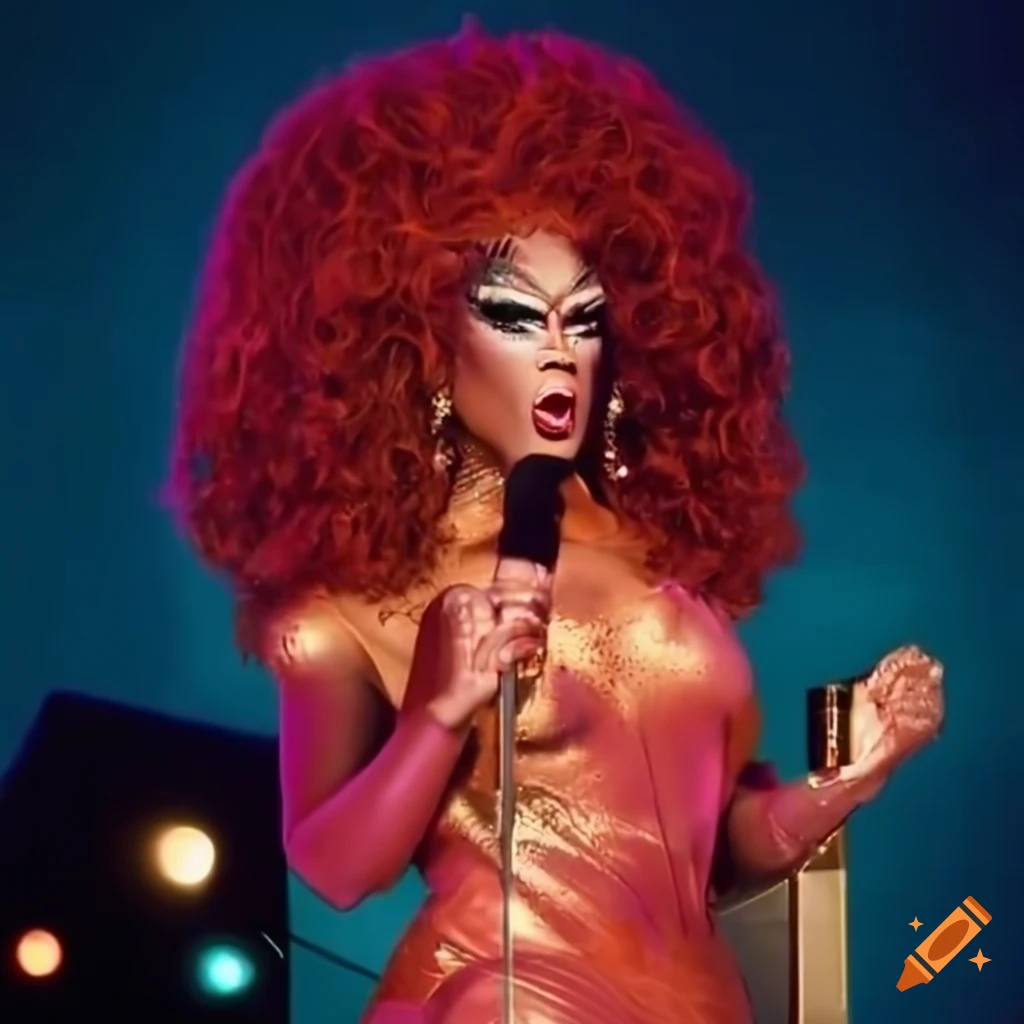 fierce Drag Queen at a comedy roast