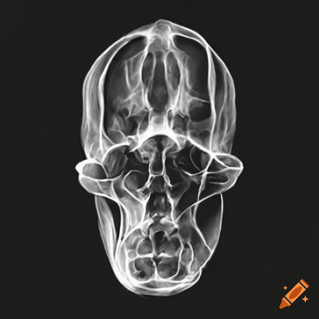 black and white X-ray image
