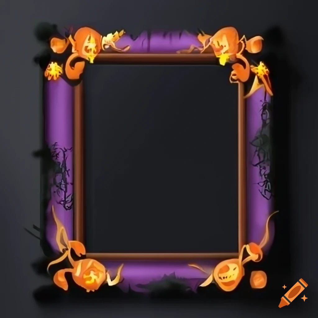 transparent Halloween frame