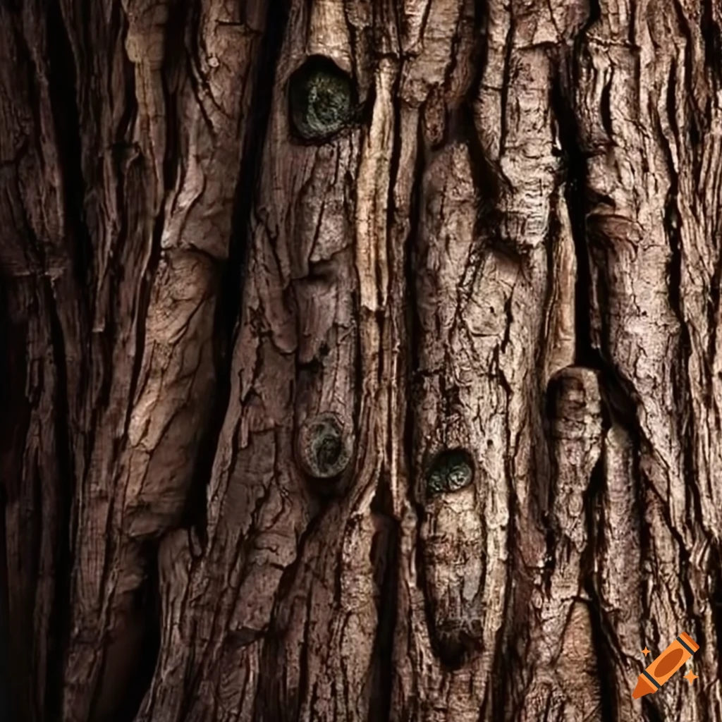 bark texture with hidden faces