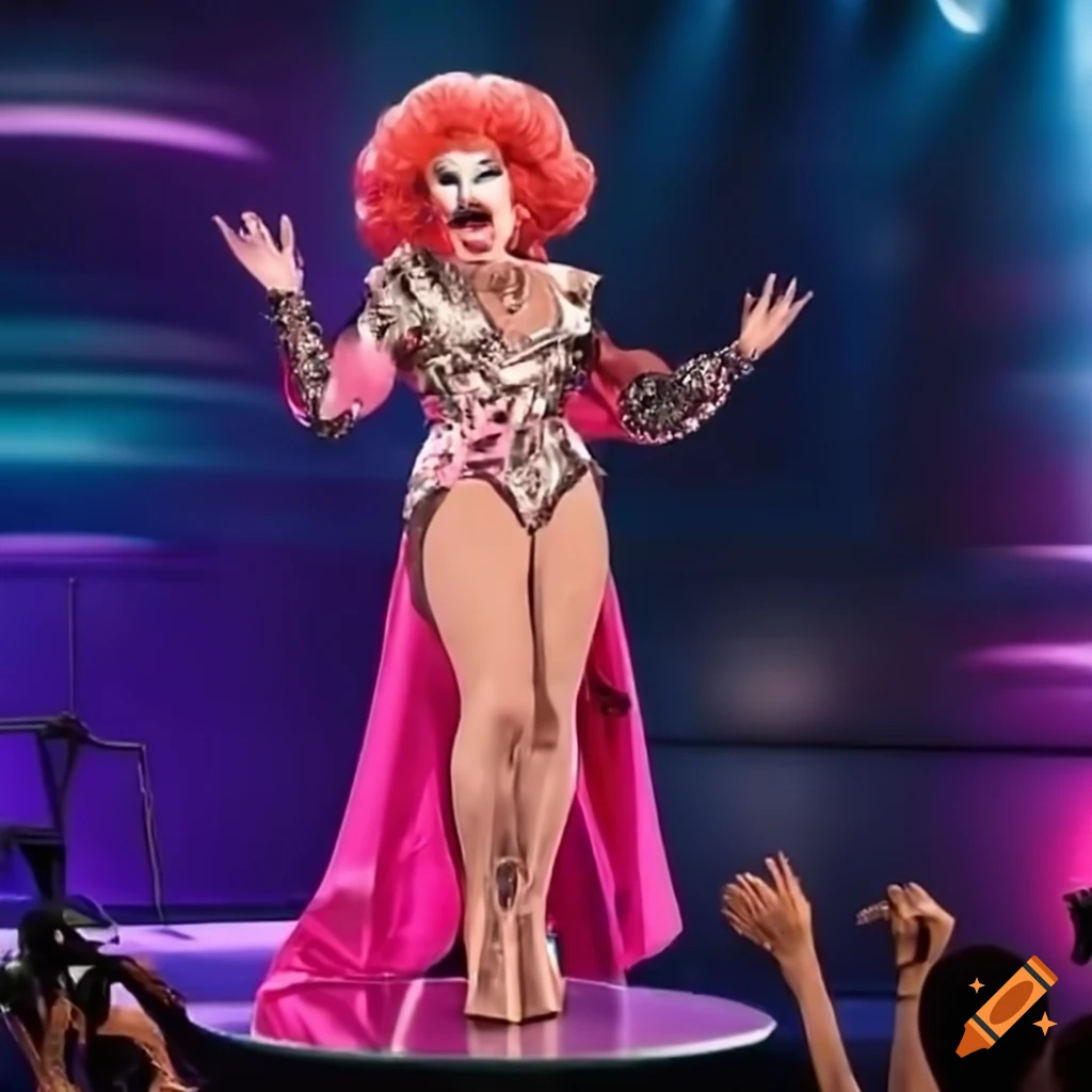 fierce Drag Queen at a comedy roast