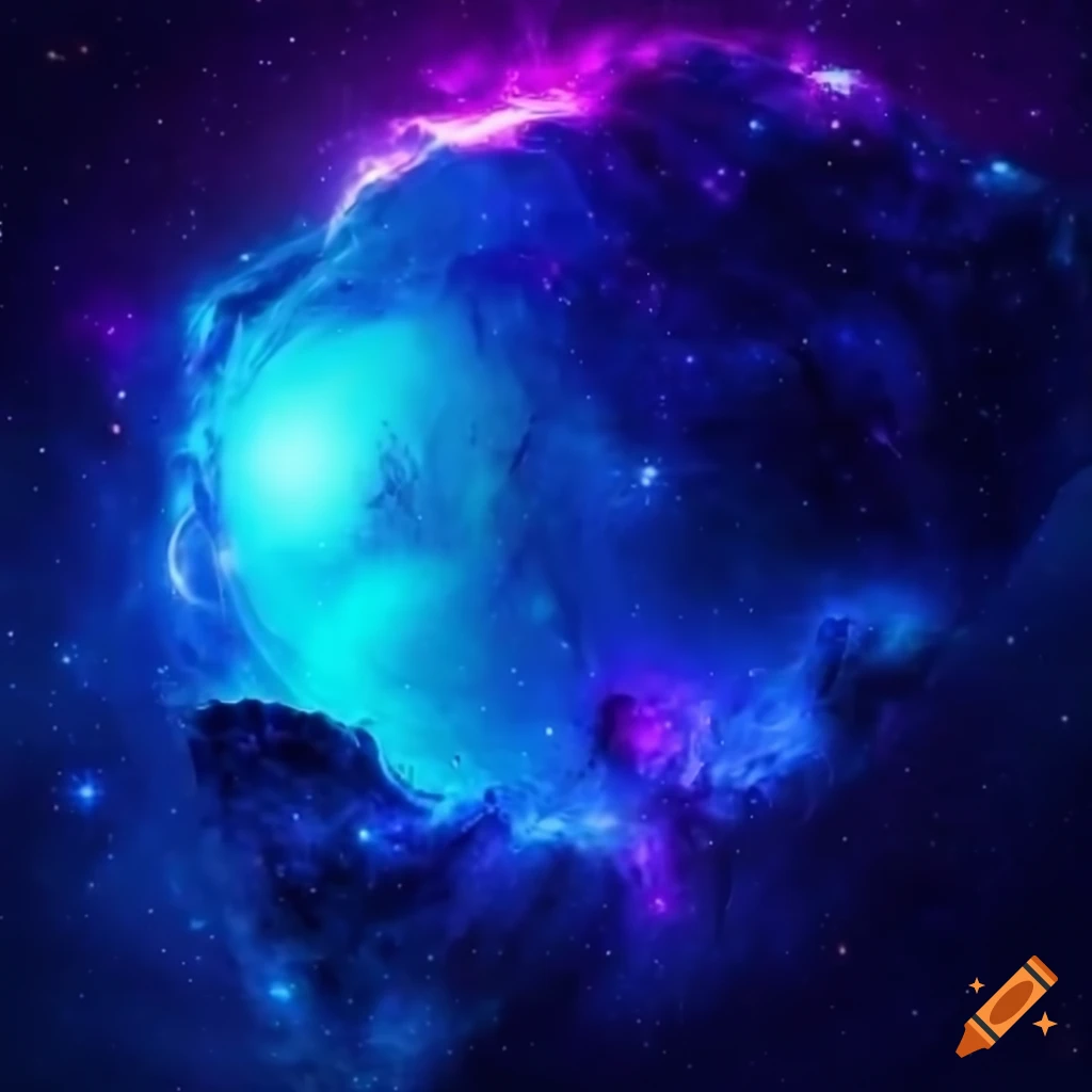 cosmic blue and pink gaming image
