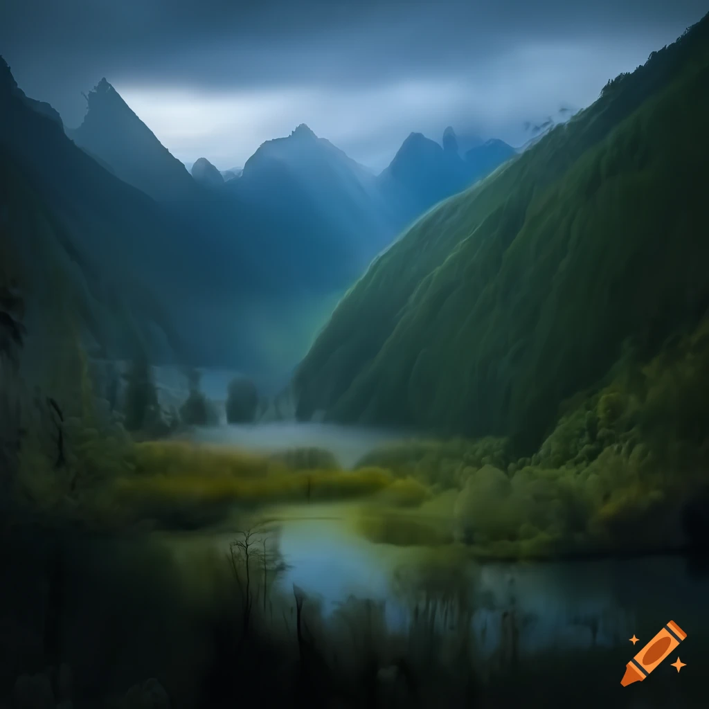 stunning HDR landscape in ultra high definition