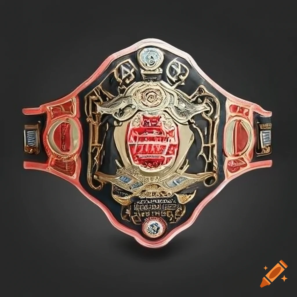 Pwo tag team title belts on Craiyon