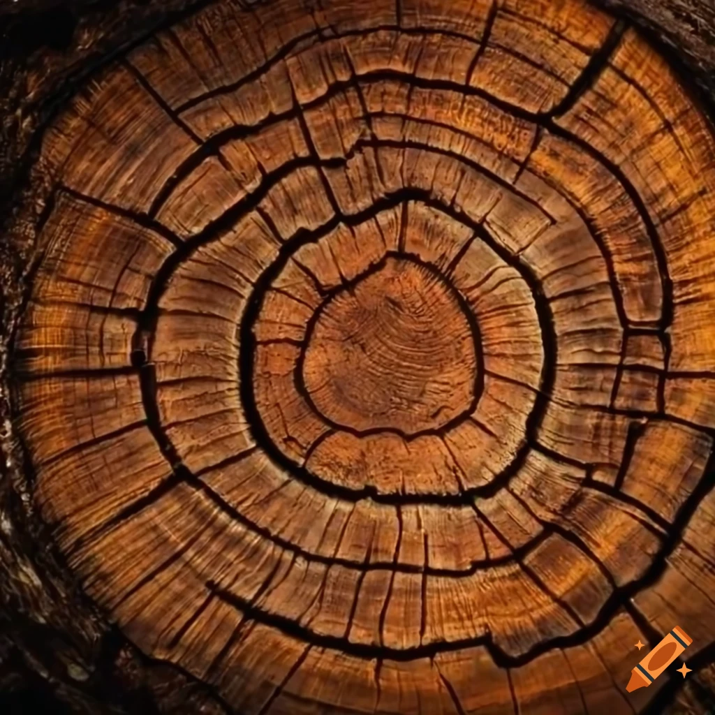 Wood Slices Annual Rings Tree Trunk Cross Section Stock Illustration Stock  Illustration - Download Image Now - iStock