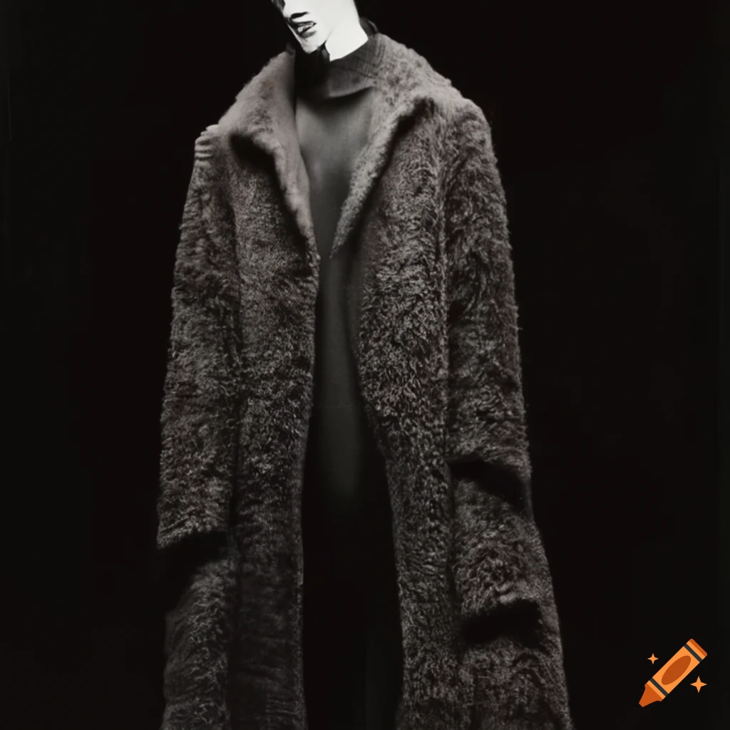 Martin margiela clothing display in the dark on Craiyon
