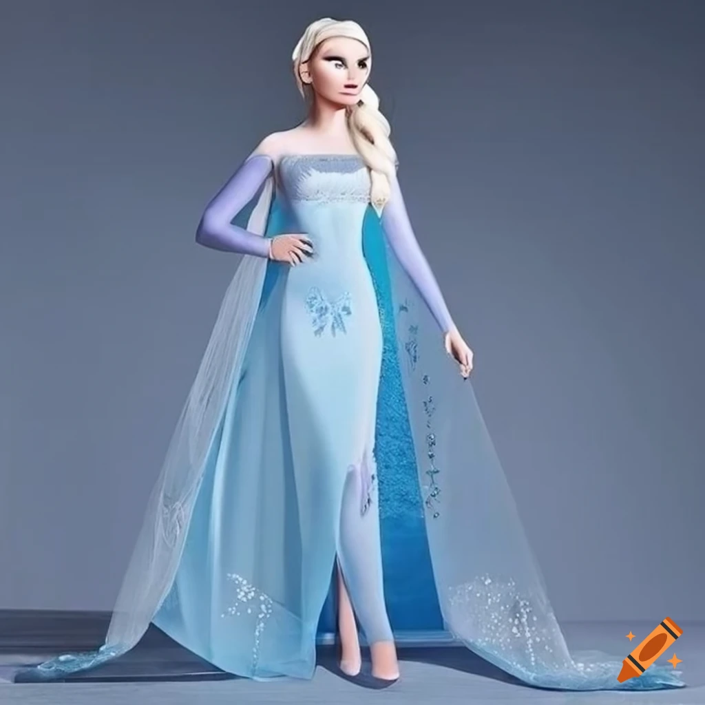 Halloween Costumes | Frozen Inspired Elsa Sequin Gown | Mia Belle Girls