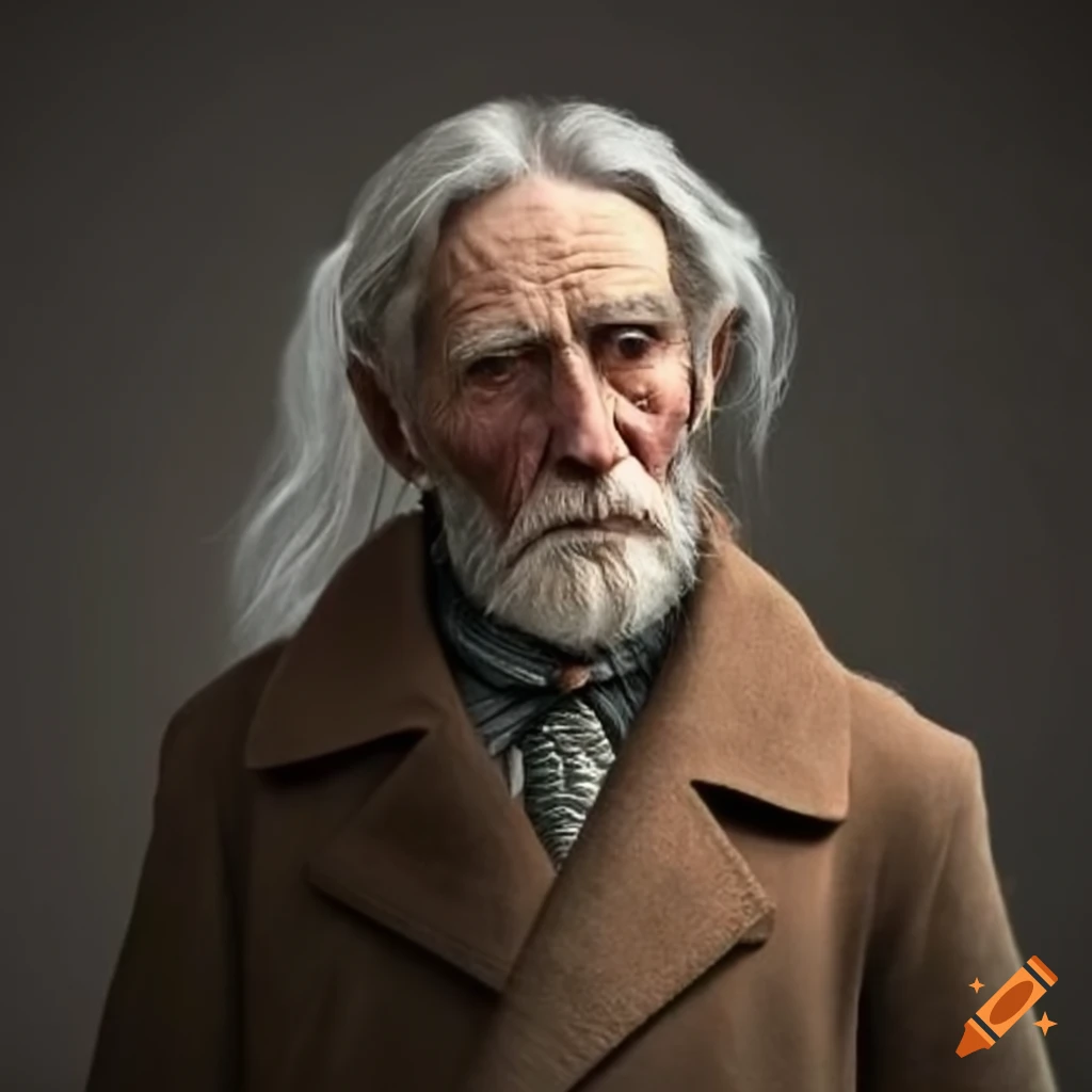 portrait of a stylish elderly man
