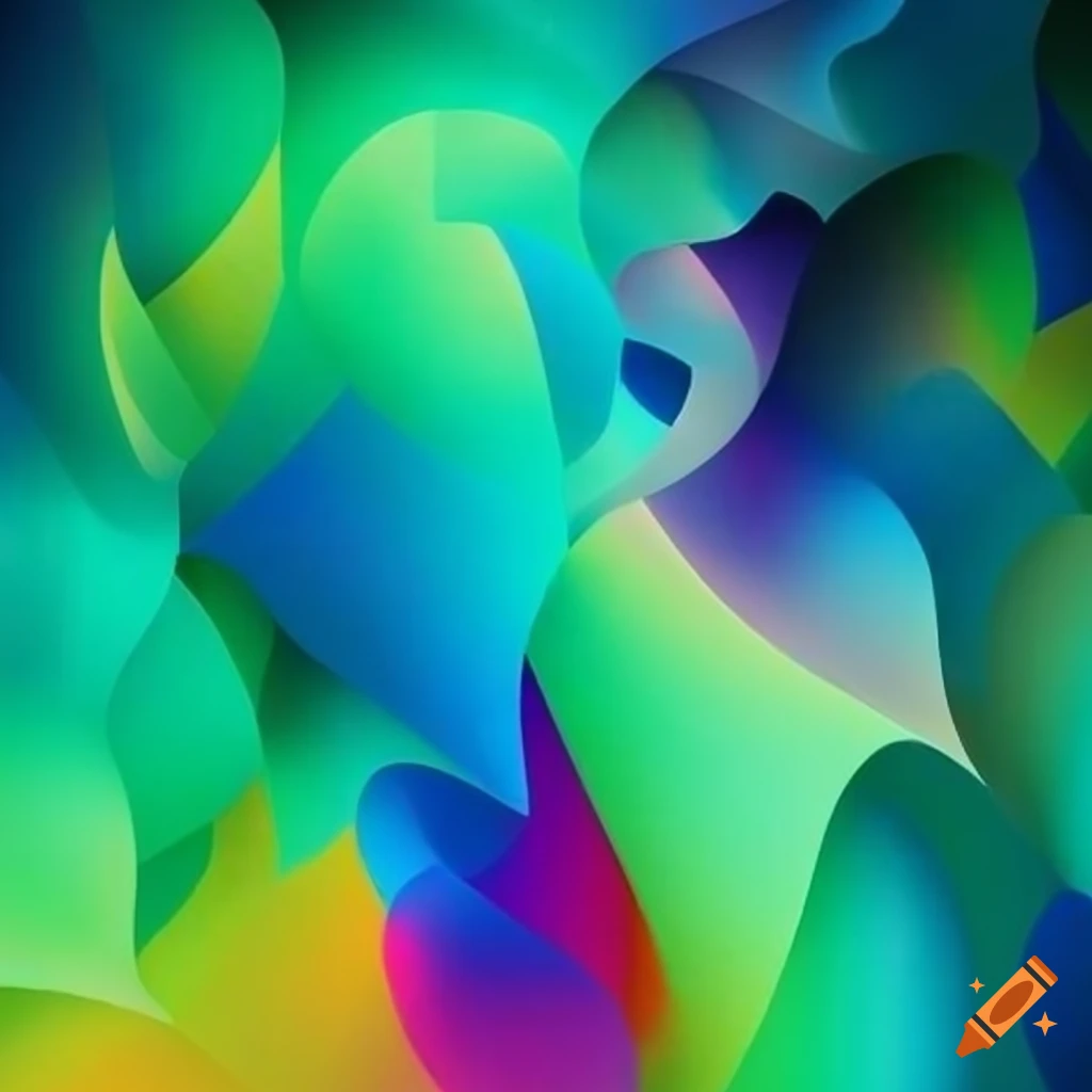 Colorful abstract illustration for sustainability consulting