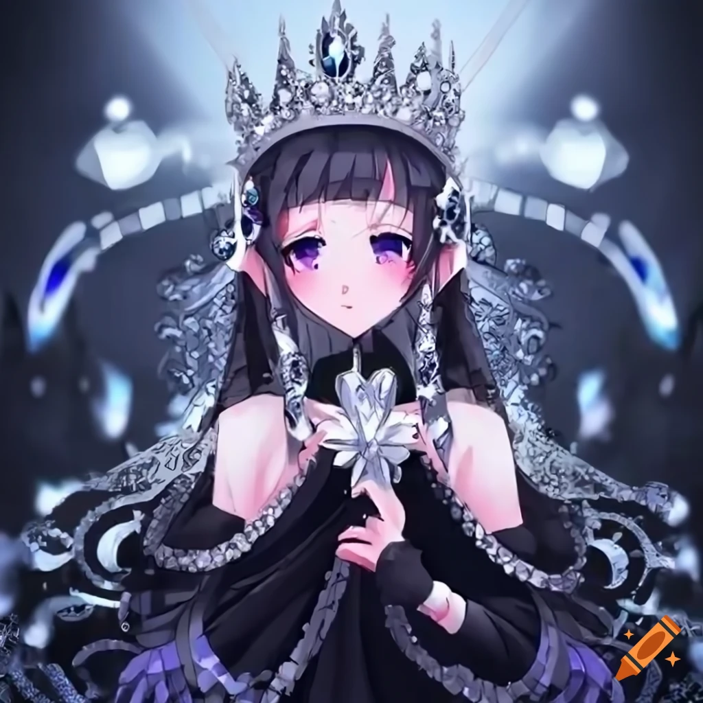 Anime girl queen - online puzzle-demhanvico.com.vn