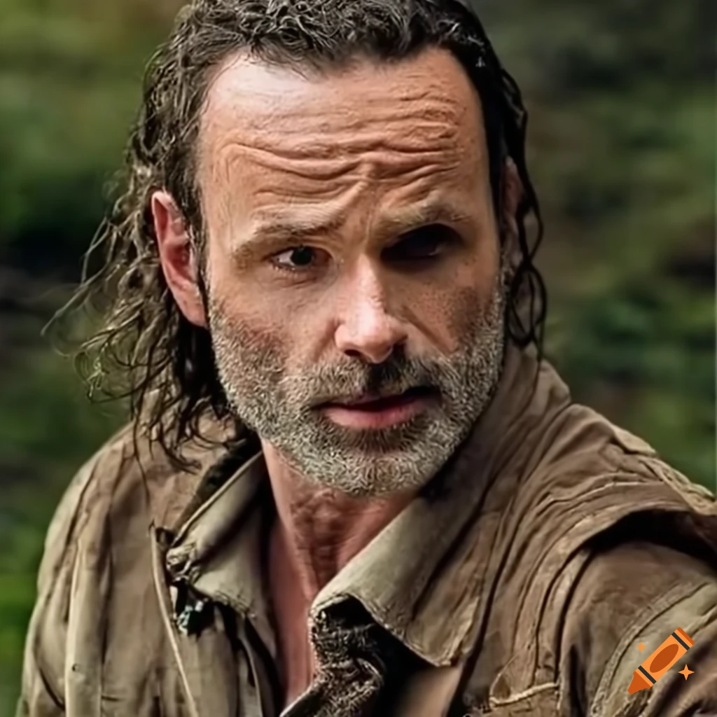 Portrait Of Andrew Lincoln As Rick Grimes On Craiyon