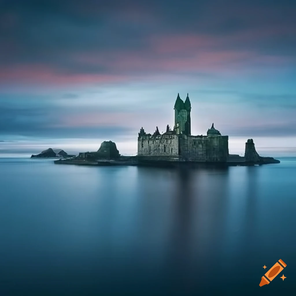 Concept art of future ireland landscape on Craiyon