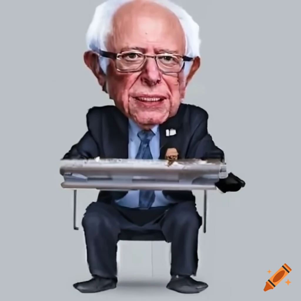 Artistic Portrayal Of Bernie Sanders As A Robot On Craiyon 