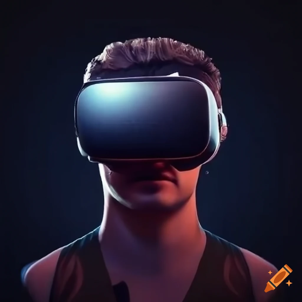 Virtual reality world concept on Craiyon
